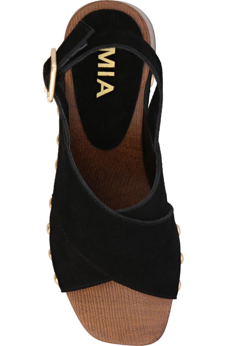 MIA Eudora Sandal, Alternate, color, Black