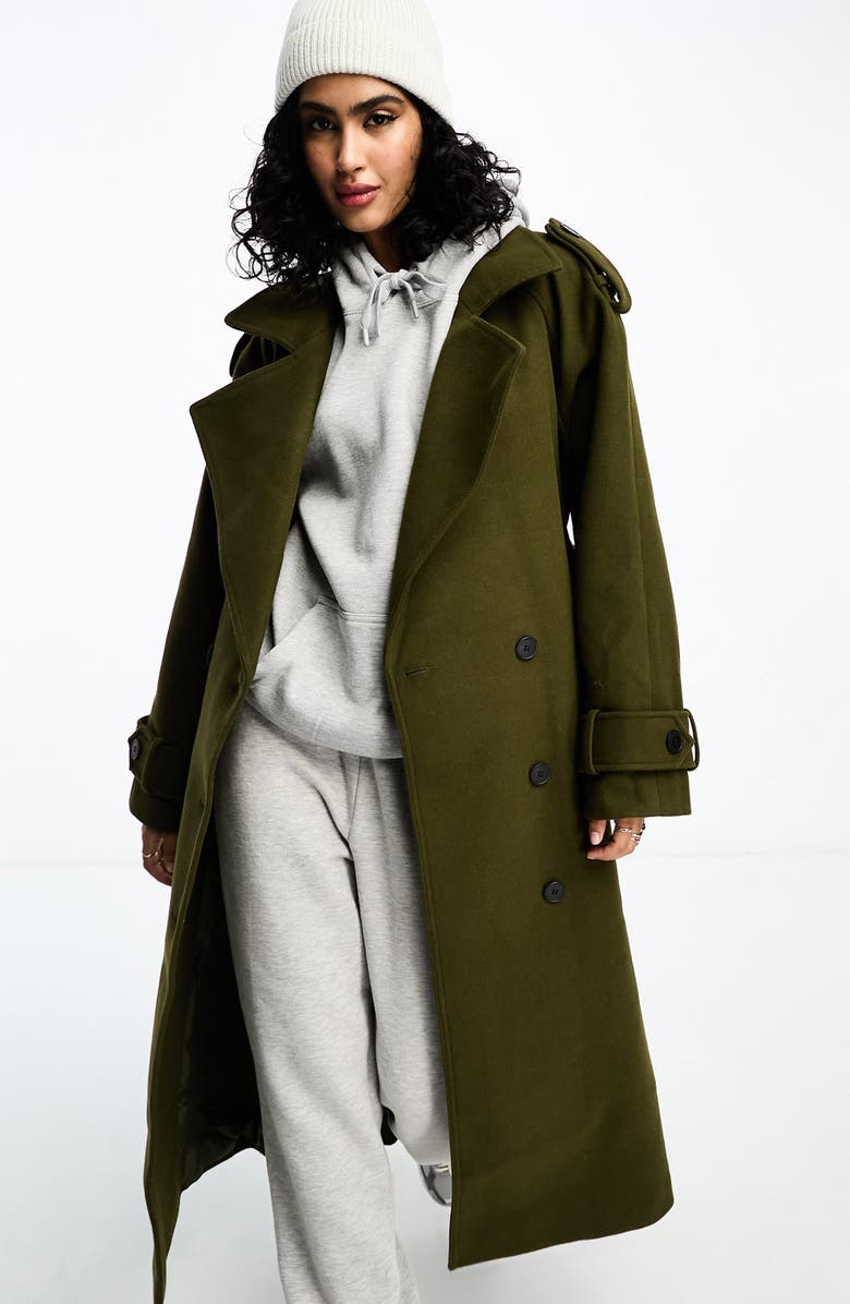 ASOS DESIGN Formal Trench Coat, Alternate, color,