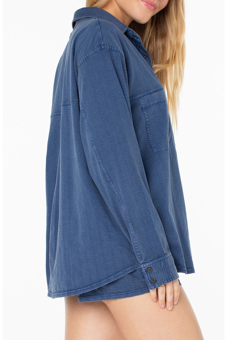 Sandpiper Cotton Button-Up Shirt, Alternate, color, SARGASSO