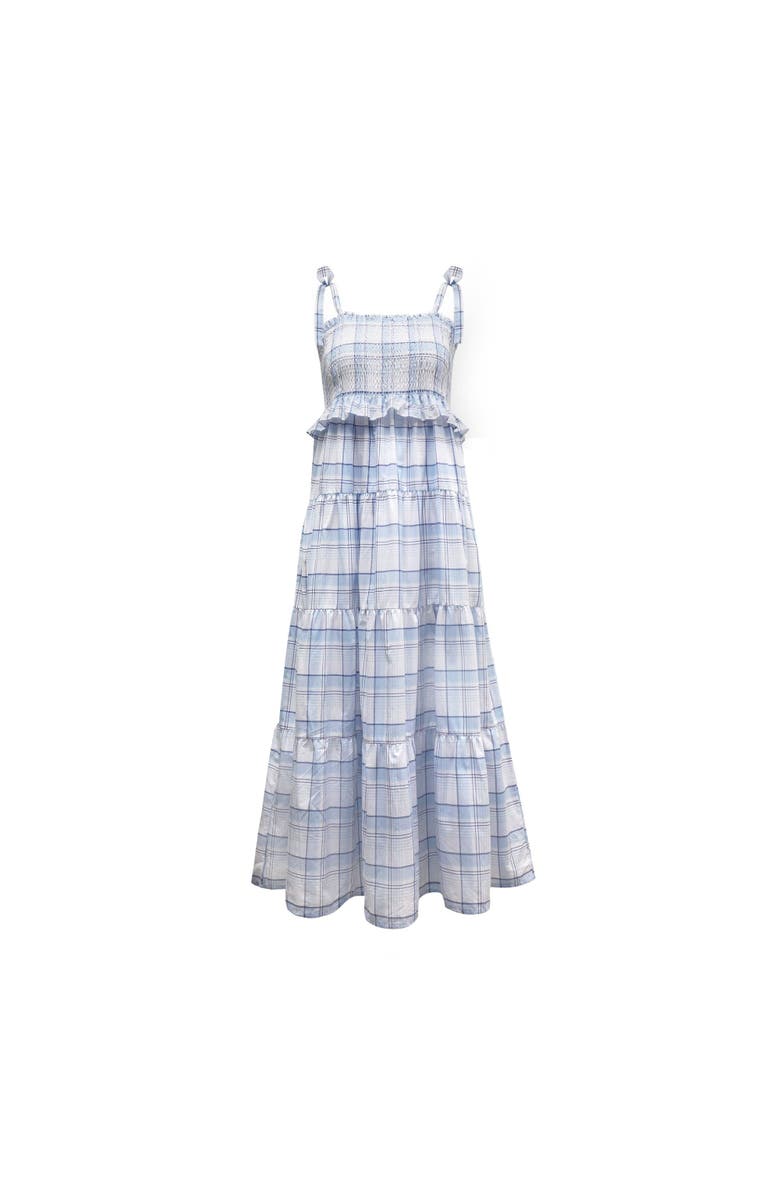 Hope & Henry Women's Organic Smocked Tiered Dress, Alternate, color,