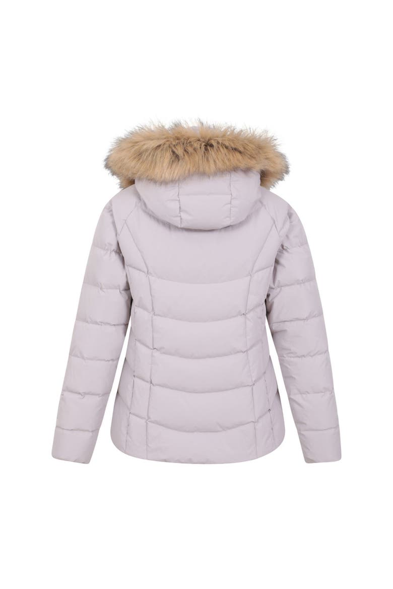 Isla Extreme Short Down Jacket, Alternate, color, Light Beige