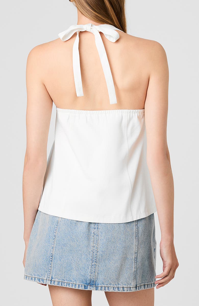 French Connection Keller Halter Top, Alternate, color, Summer White