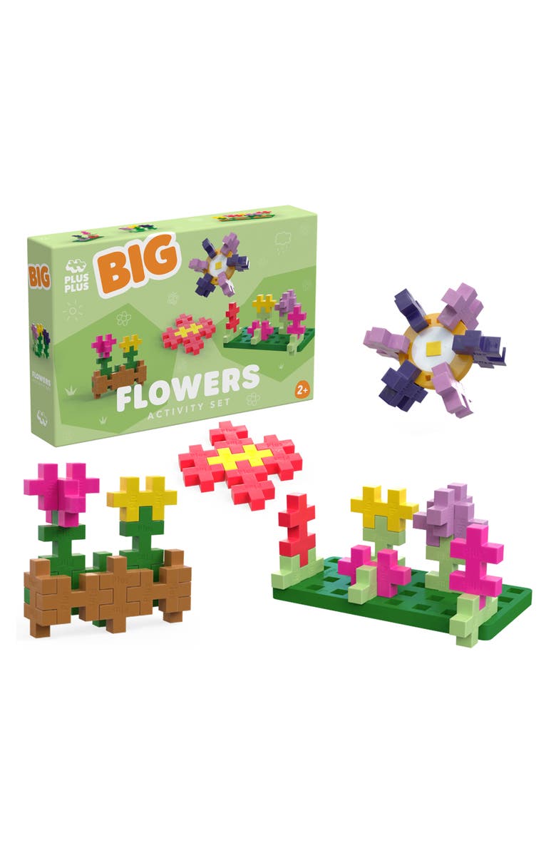 Plus-Plus USA Big Activity Flowers Play Set, Alternate, color,