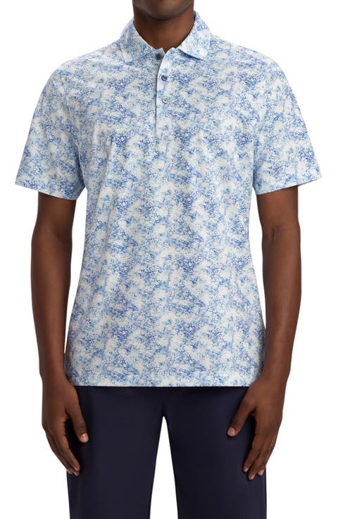 Men's OoohCotton® Tech Print Polo