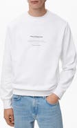 MANGO Cotton Graphic Print Sweatshirt
