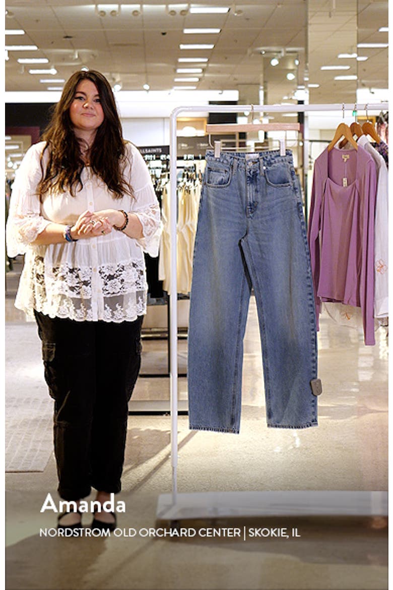High Waist Barrel Leg Jeans video