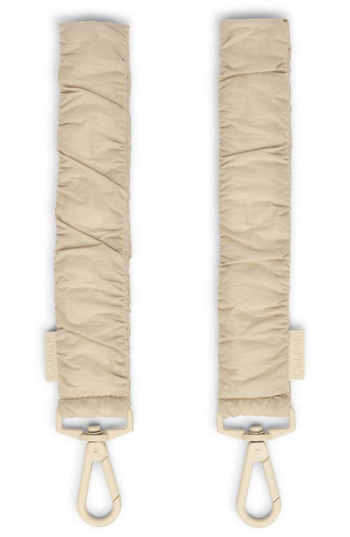 CALPAK Set of 2 Stroller Straps in Oatmeal 