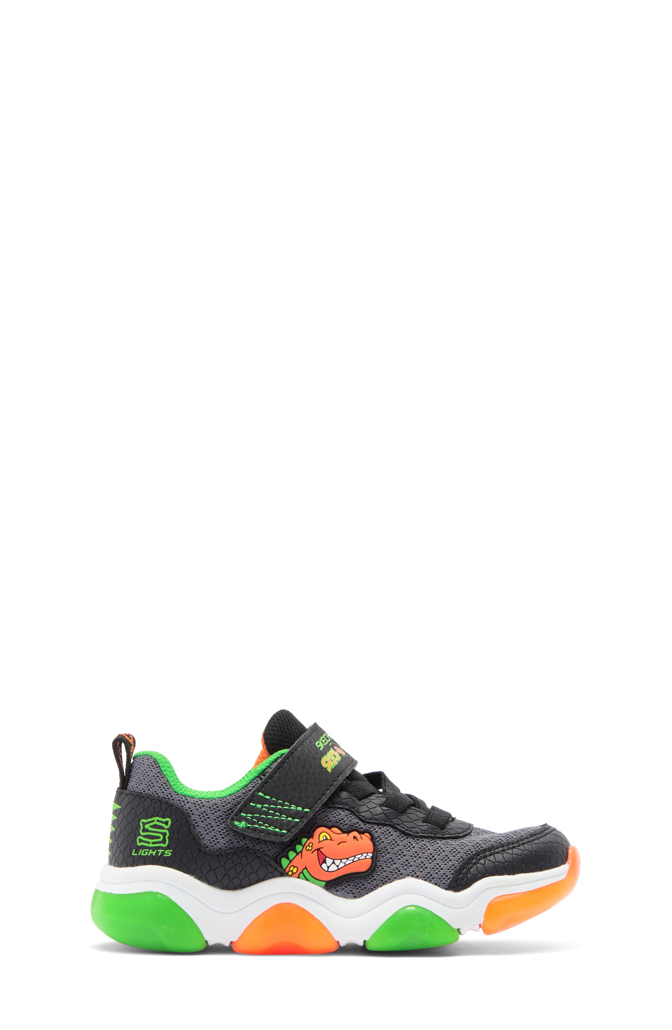 Kids' Mighty Glow 2.0 Sneaker, Alternate, color, BKOR-BLACK