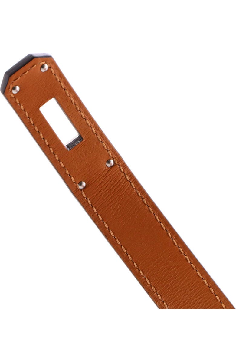 Pre-Owned Hermes Kelly Pocket Belt Leather Thin, Alternate, color, Mauve Pale