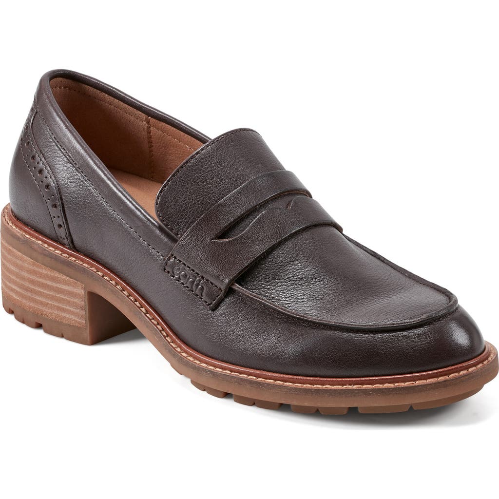 Earth® Lindy Penny Loafer in Dark Red