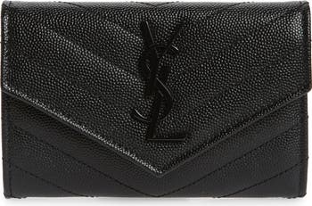 Monogram Quilted Leather French Wallet