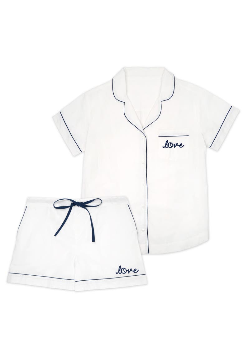 Short Pajama Set, Main, color, Love Stitched