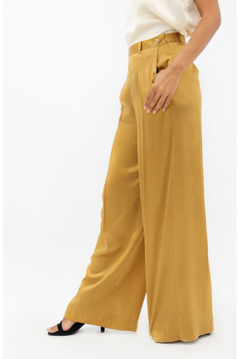Branson Wide Leg Pants, Alternate, color, Mimosa
