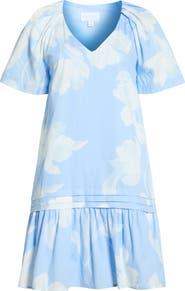 SUGARLIPS Afina Floral Seruma Drop Waist Shift Dress