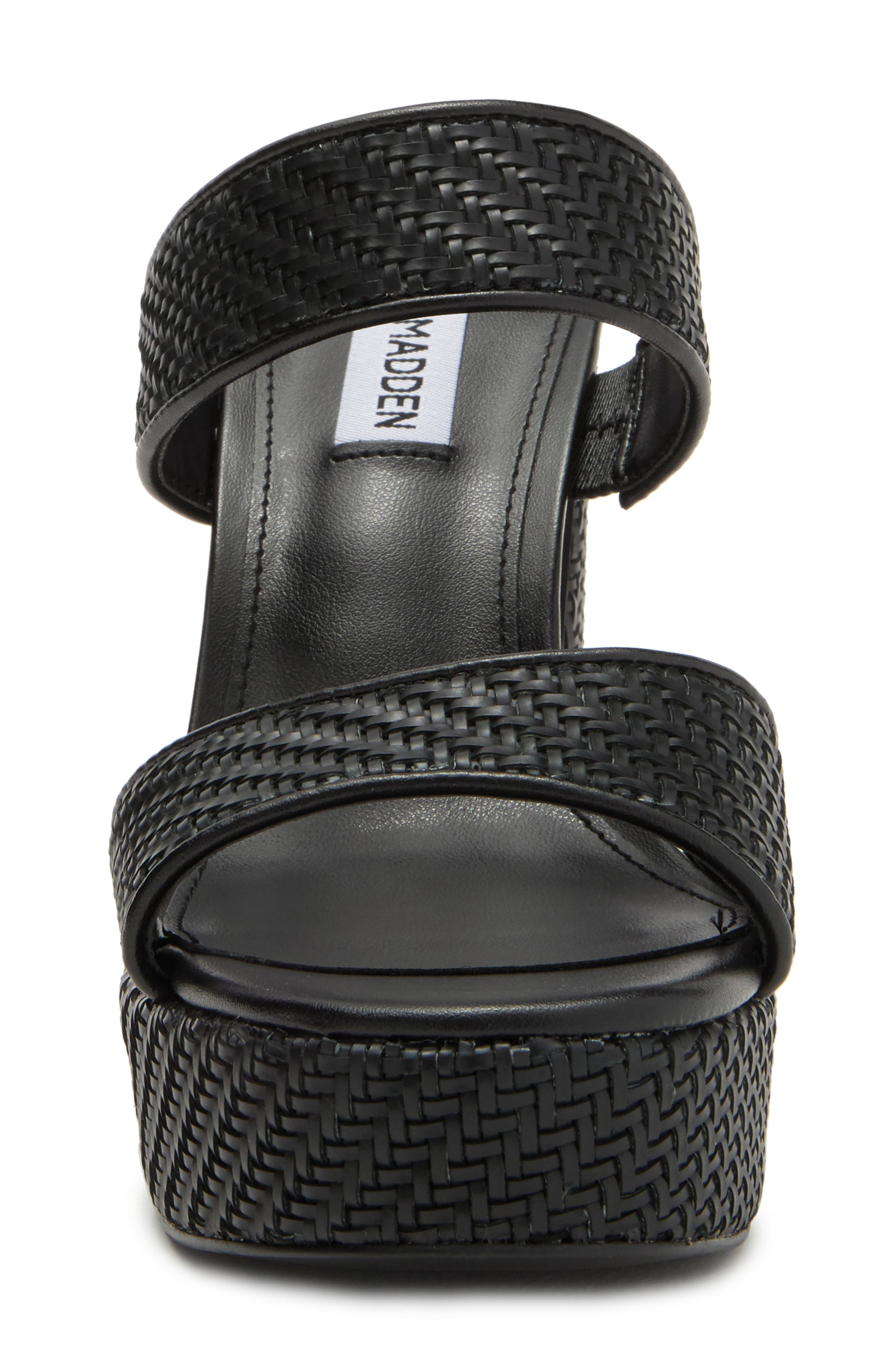 Steve Madden Stance Platform Slide Sandal, Alternate, color, Black