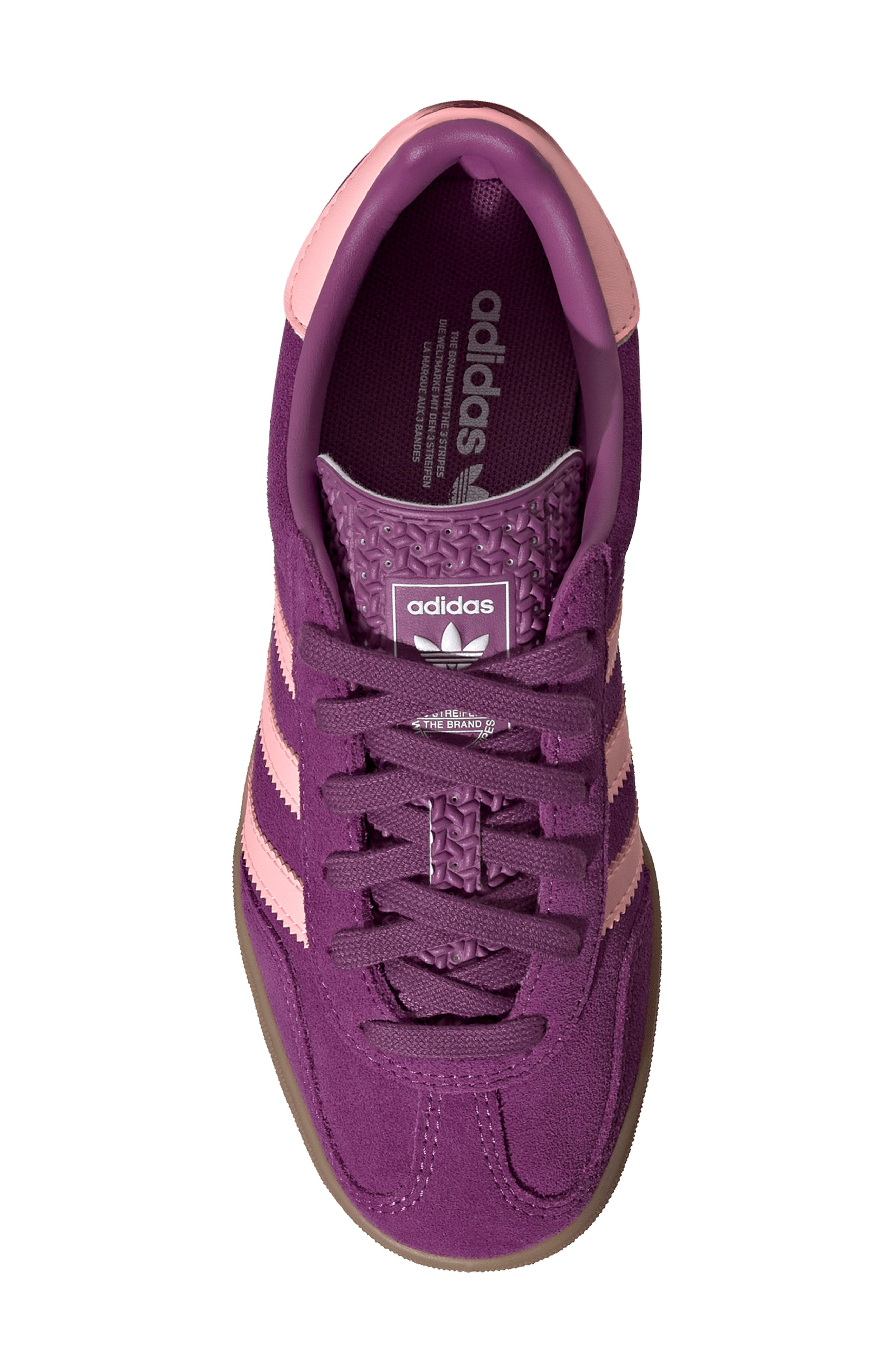 adidas Kids' Gazelle Indoor Sneaker, Alternate, color, Ricmau/Glo