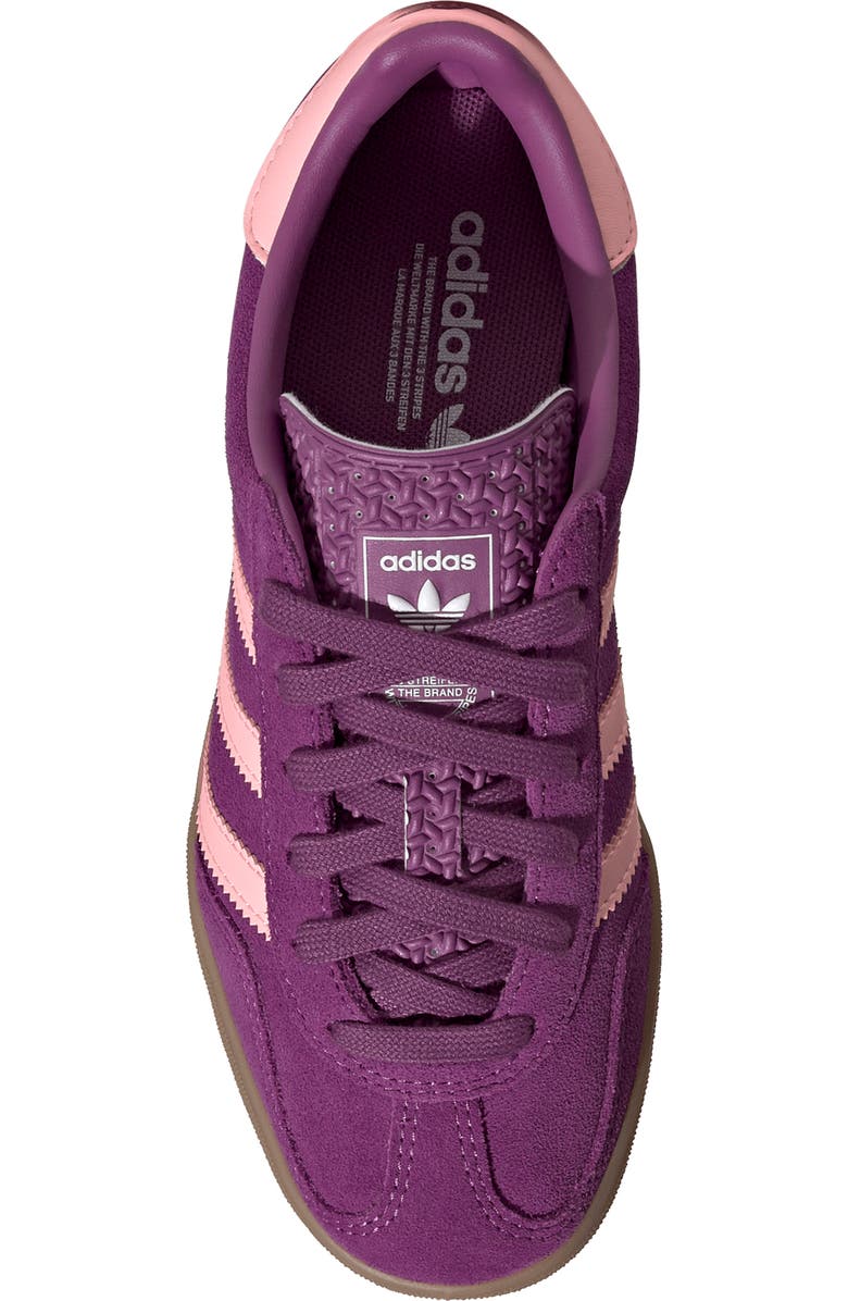 adidas Kids' Gazelle Indoor Sneaker, Alternate, color, Ricmau/Glo