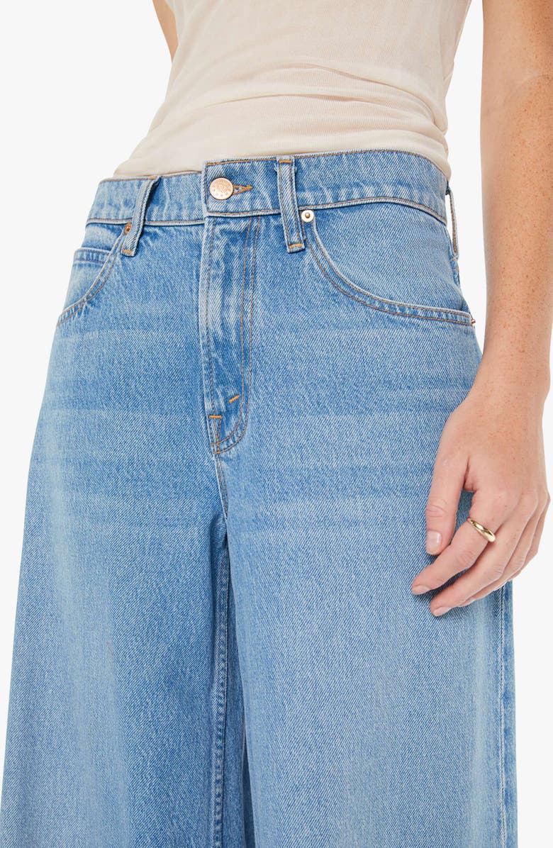 MOTHER The Slung Sugar Cone Sneak Wide Leg Jeans, Alternate, color, All You Can Eat