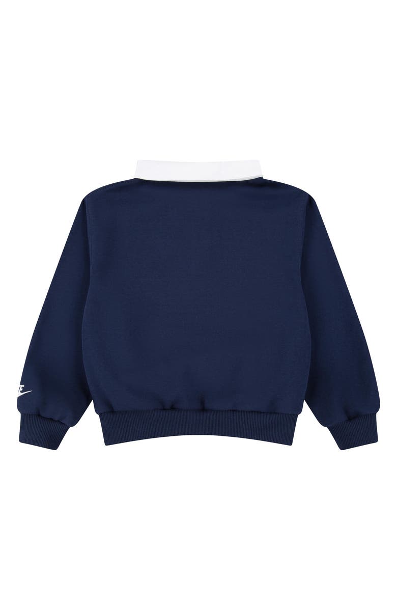 Nike Kids' Sportswear Club Polo Sweatshirt, Alternate, color, Midnight Navy
