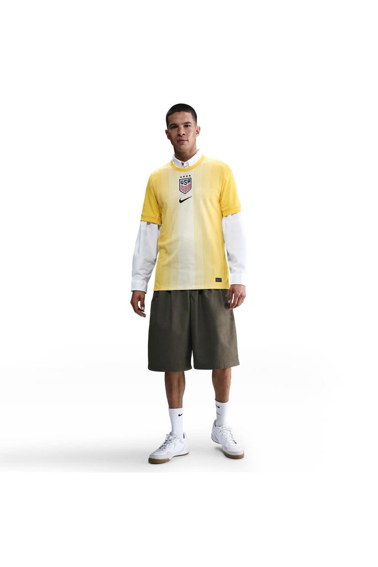 Men's Nike  Yellow USWNT 2025 Goalkeeper Stadium Jersey, Alternate, color, Yellow
