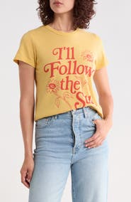 Junk Food Beatles I'll Follow The Sun Graphic T-Shirt