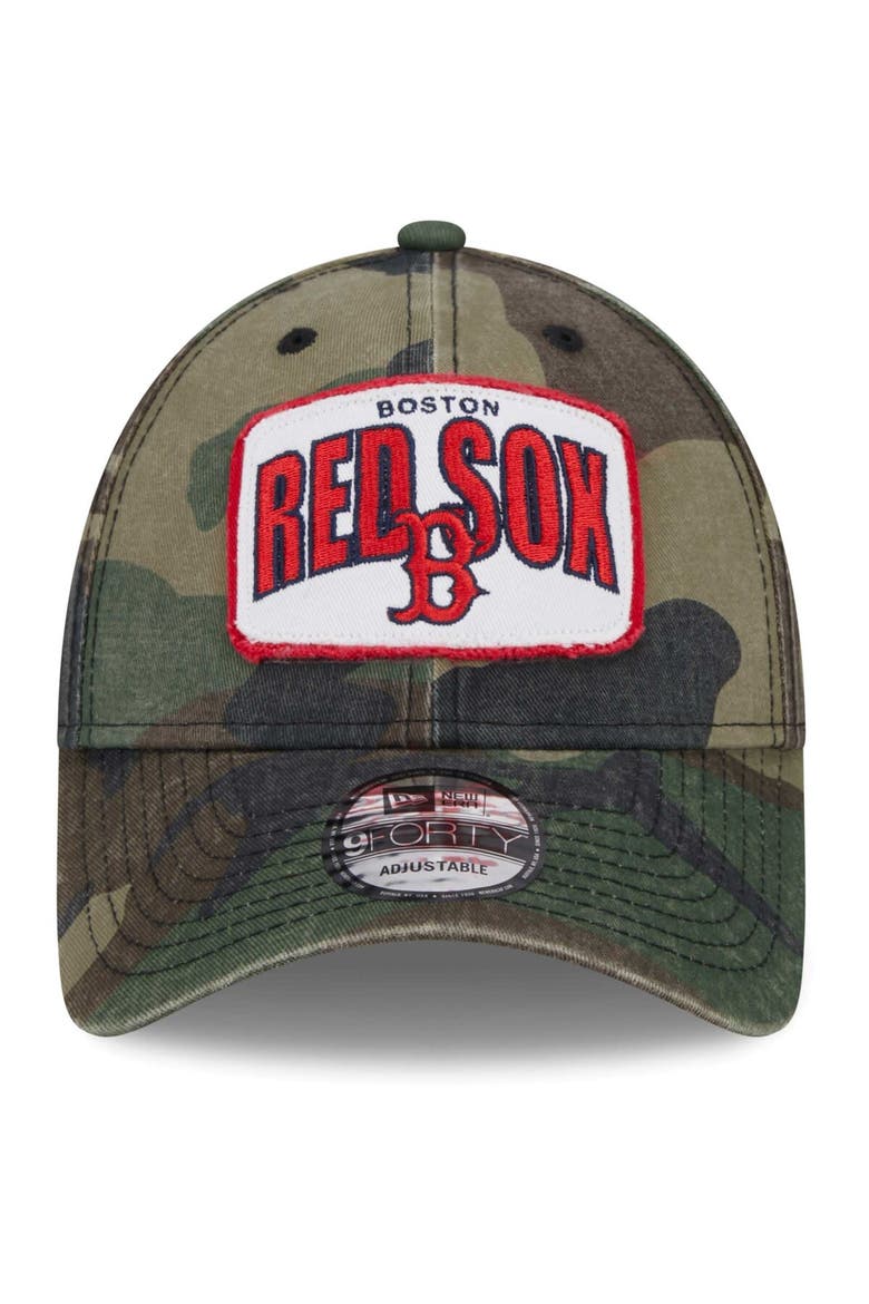 Men's New Era Camo Boston Red Sox Gameday 9FORTY Adjustable Hat, Alternate, color, Camo