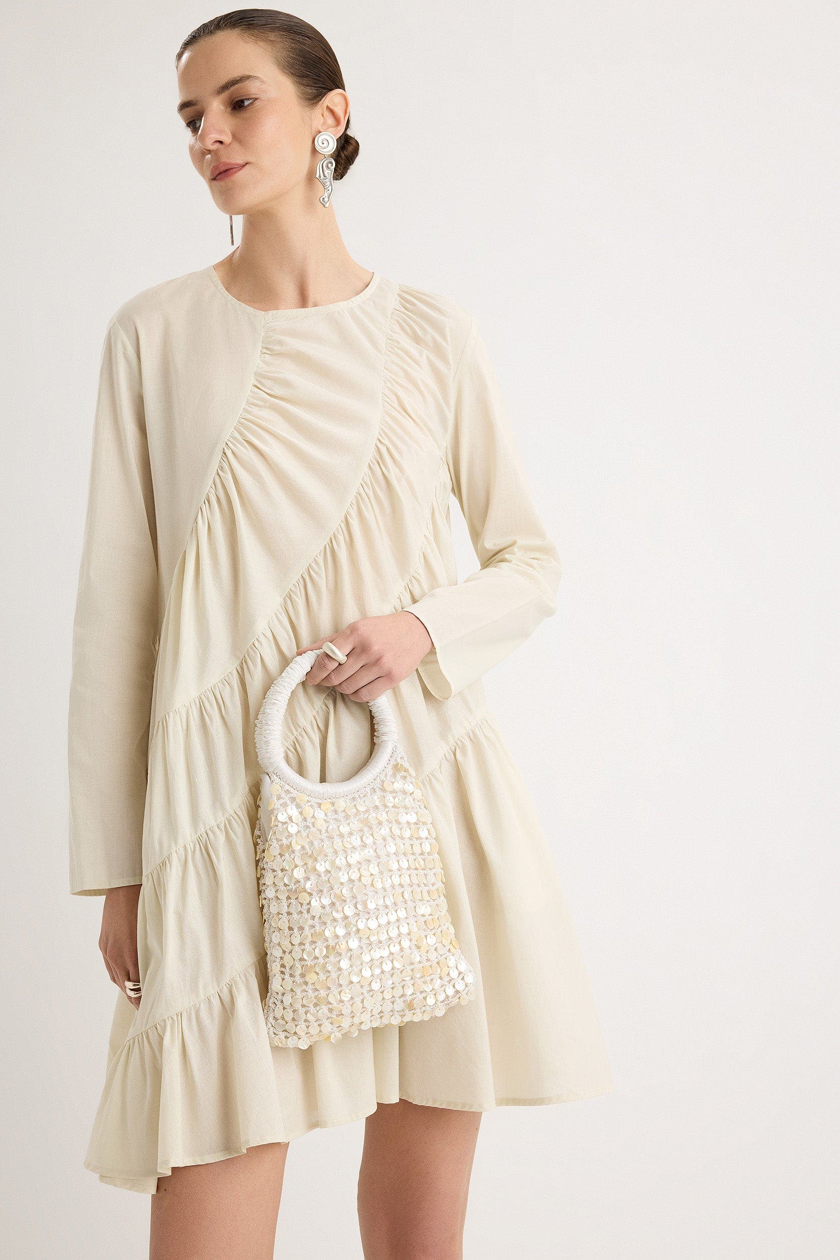 Maris Shell Bag, Alternate, color, Ivory