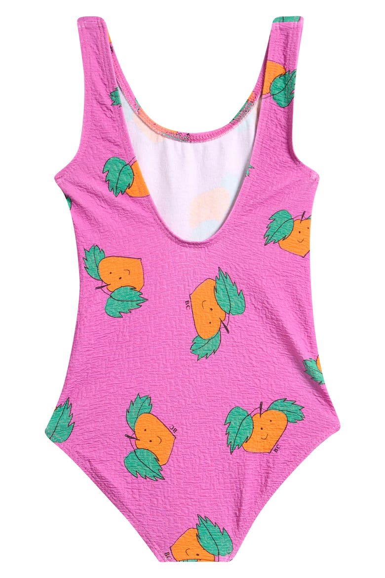 Kids' Tangerine One-Piece Swimsuit, Alternate, color, PURPLE