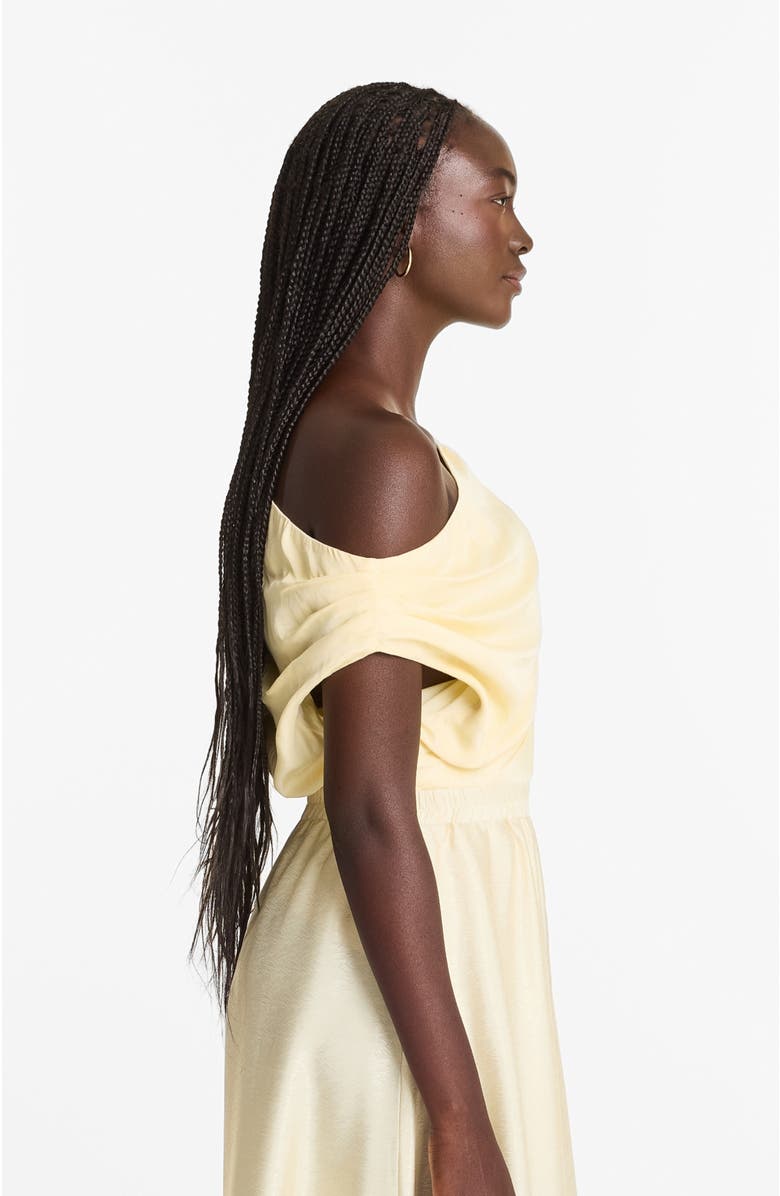 DIARRABLU Alba Off-Shoulder Top Winter Blanc Fsc<sup>®</sup> Certified Viscose, Alternate, color, Winter Blanc