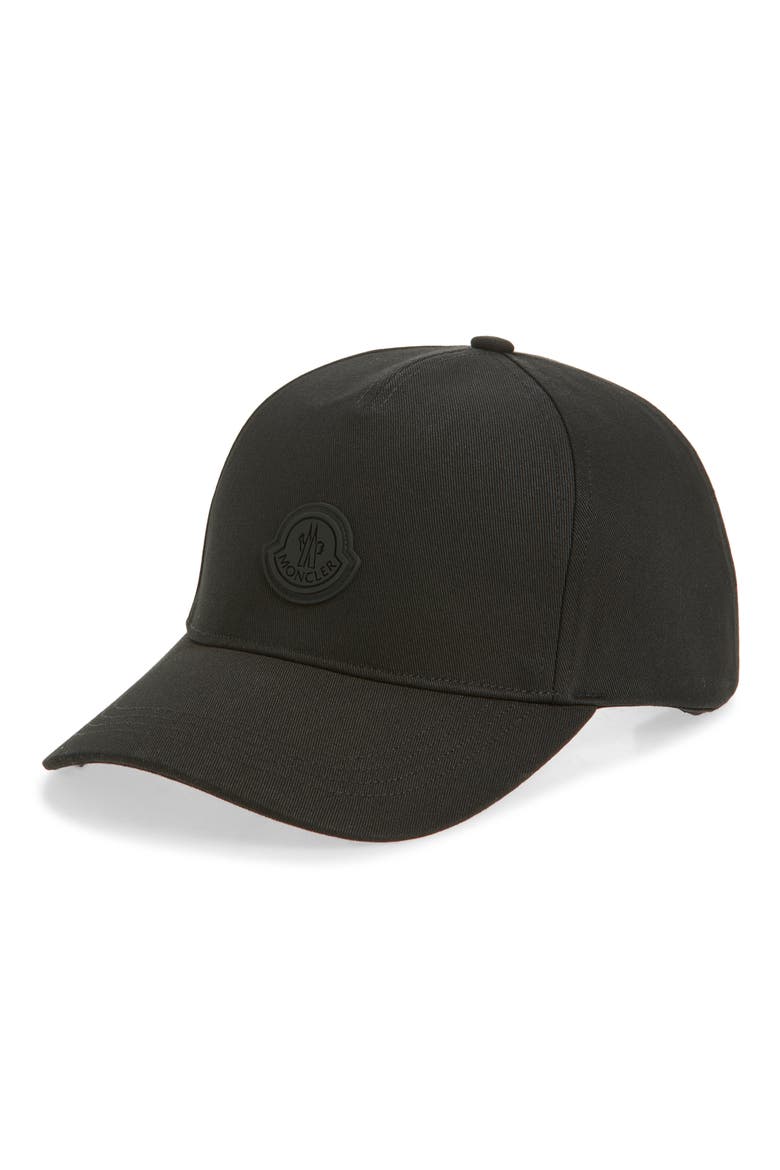 Logo Patch Baseball Cap, Main, color, BLACK