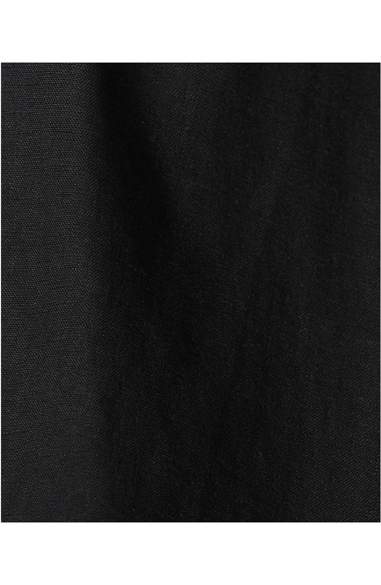 Lands' End Linen High Rise Palazzo Pants, Alternate, color, Black