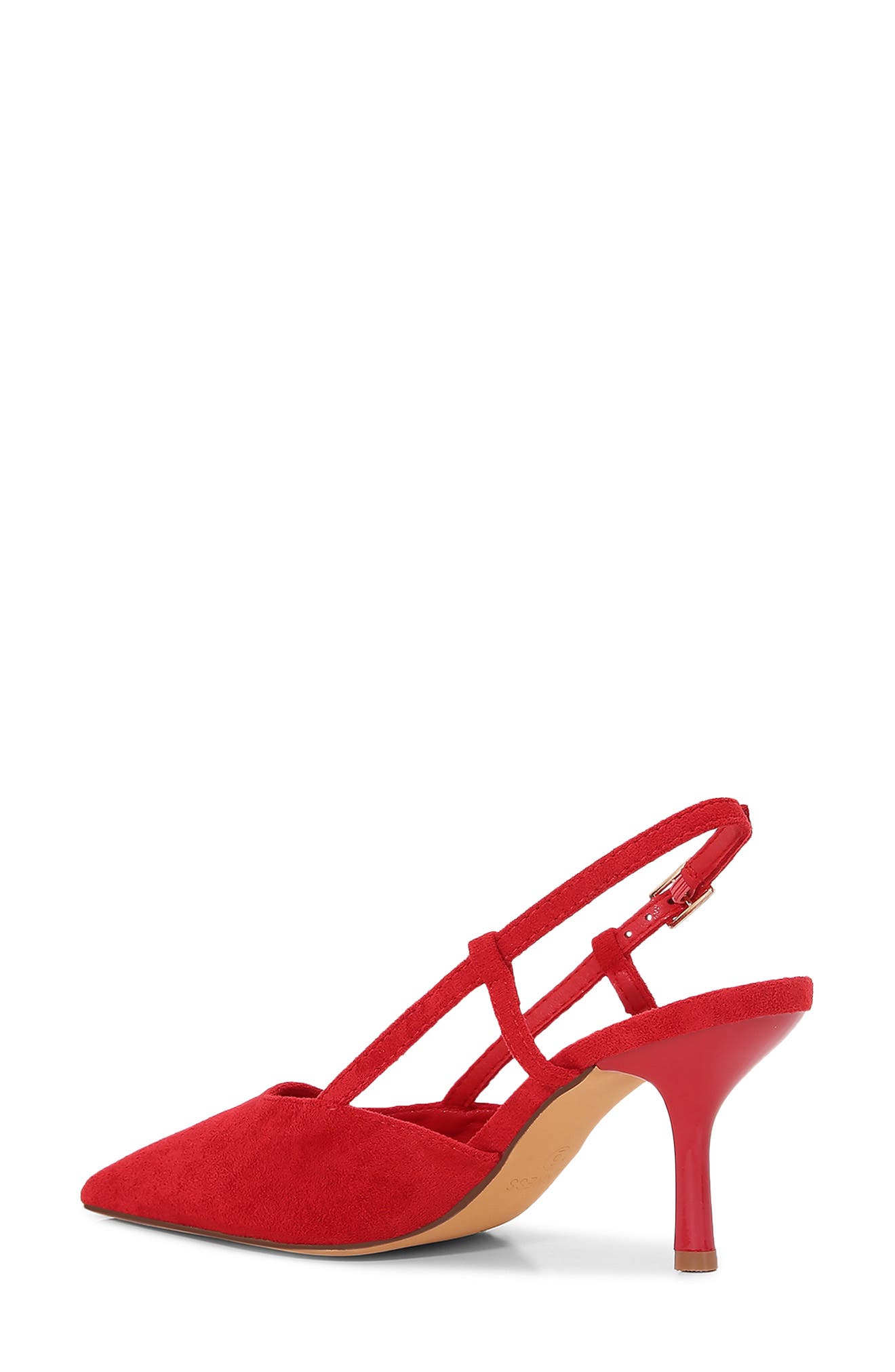 Slingback Pump, Alternate, color, RED