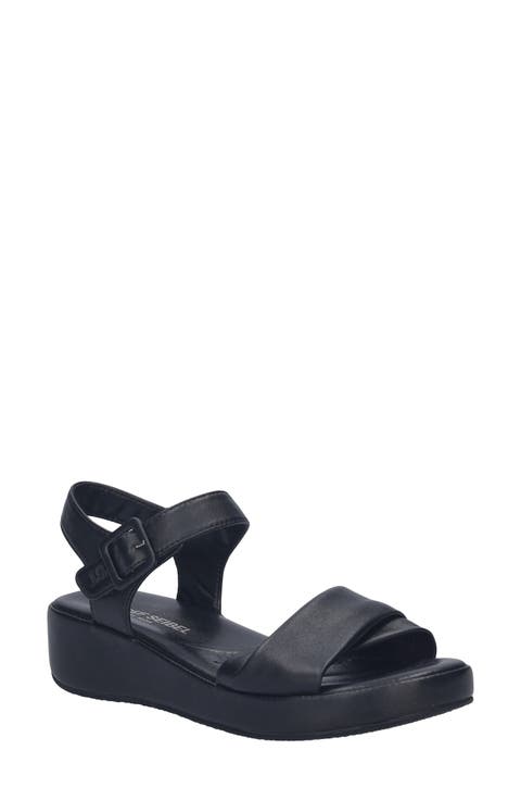 Eve 02 Ankle Strap Platform Wedge Sandal (Women)