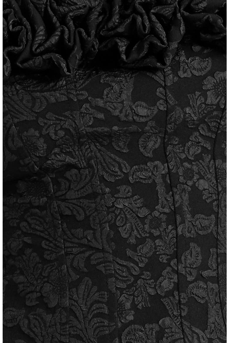 Textured Rosette Tank Top, Alternate, color, BLACK