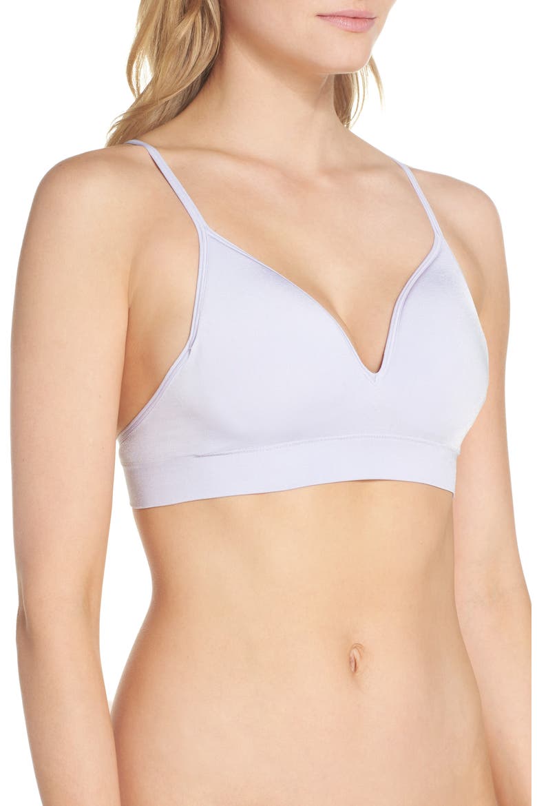 Seamless Contour Bralette, Alternate, color, PURPLE CALLUNA SHINE