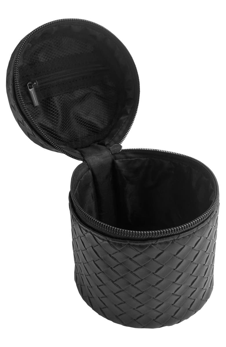 MYTAGALONGS Cylinder Woven Pouch, Alternate, color, Black