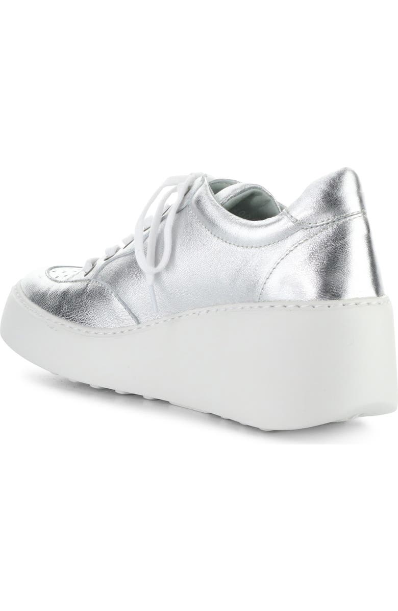 Fly London Derk Platform Wedge Sneaker, Alternate, color, 002 Silver