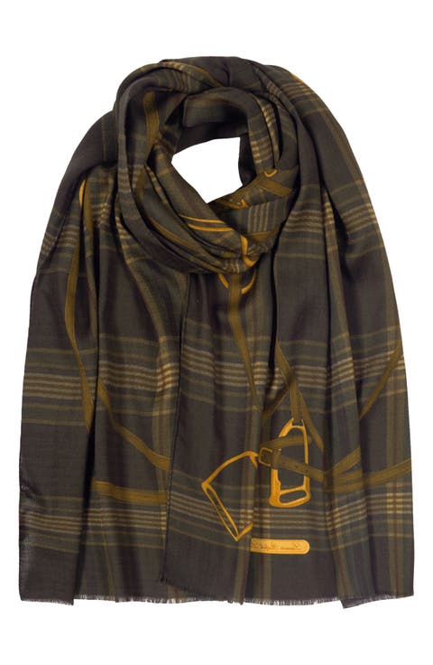 Plaid Wool Wrap