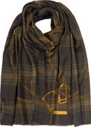Lauren Ralph Lauren Plaid Wool Wrap