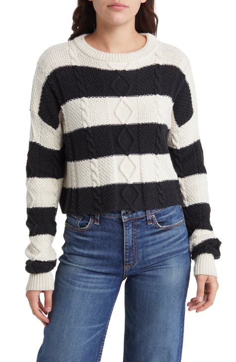 Stripe Crewneck Sweater