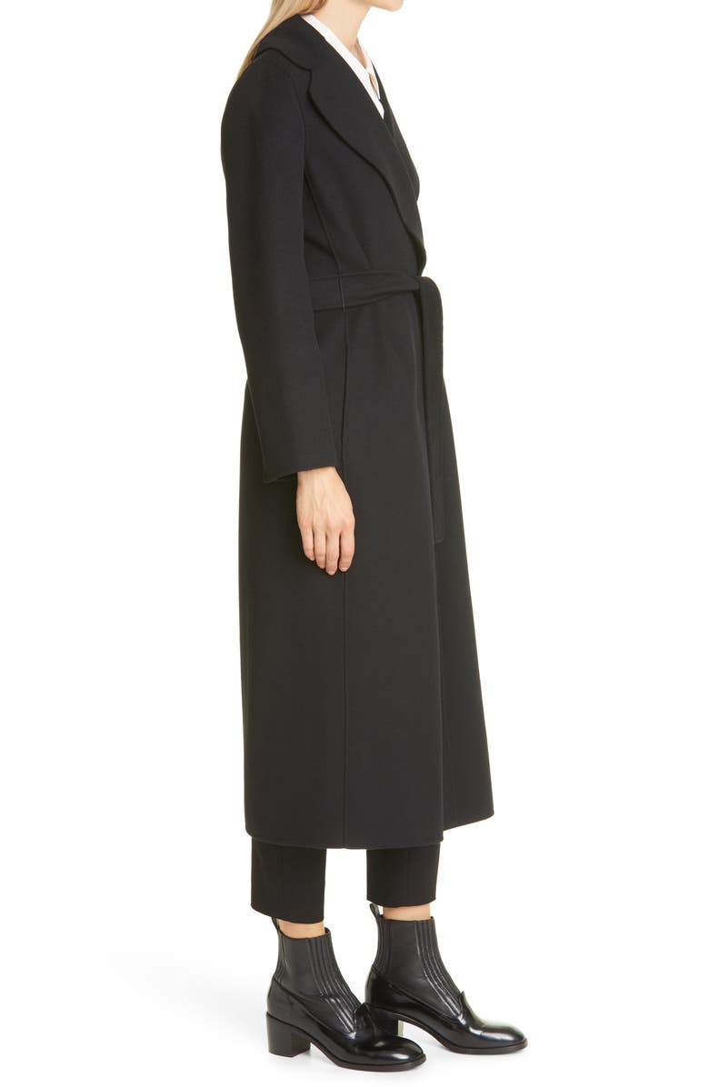 Max Mara Poldo Double Face Wool Wrap Coat, Alternate, color, 