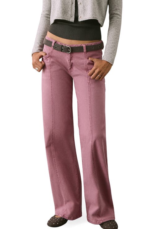 Frayed Stars Straight Leg Jeans