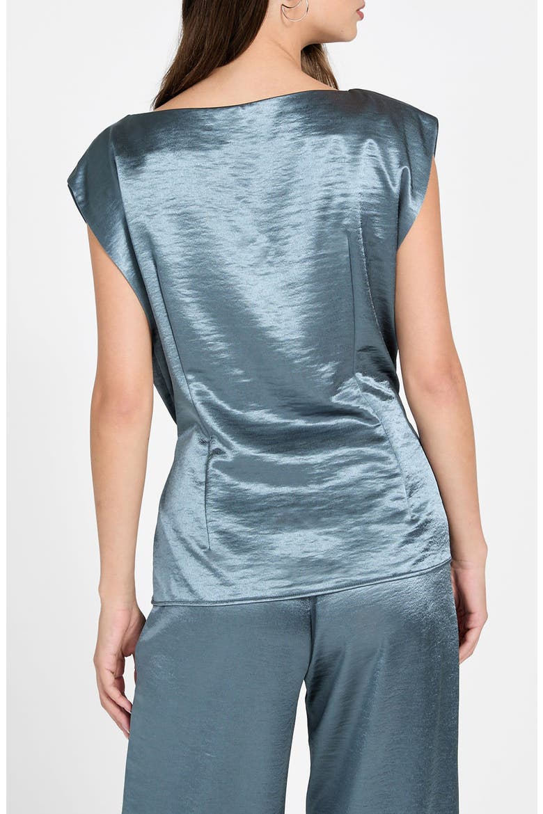 Mara Satin Top, Alternate, color, SQUALL SEA