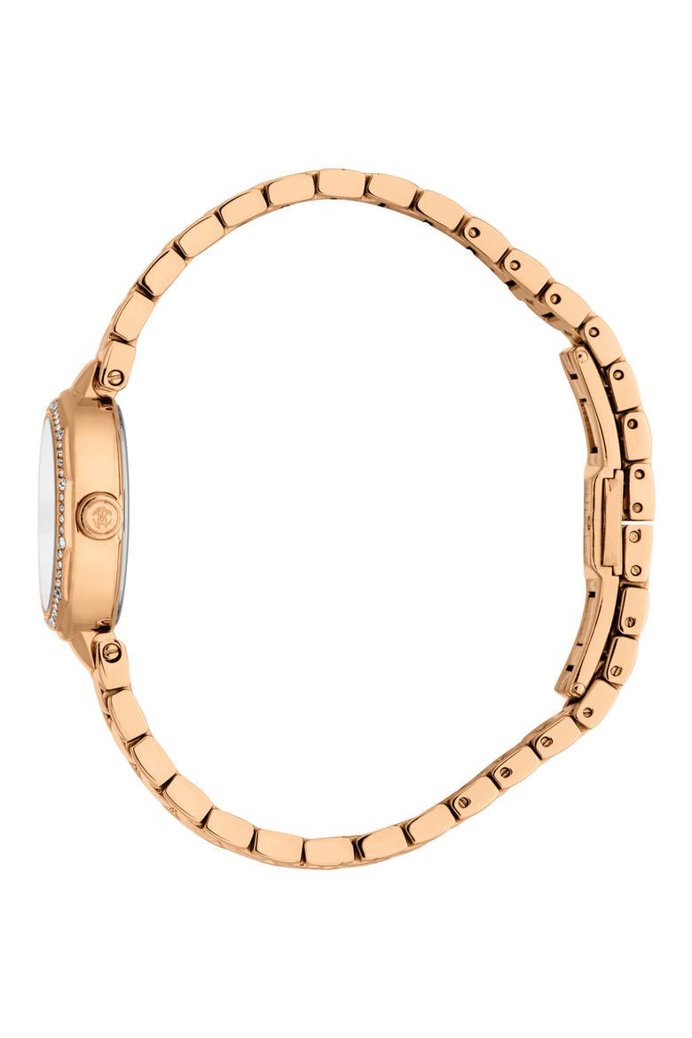 Rosana Crystal Bezel Bracelet Watch, 26mm, Alternate, color, ROSE GOLD