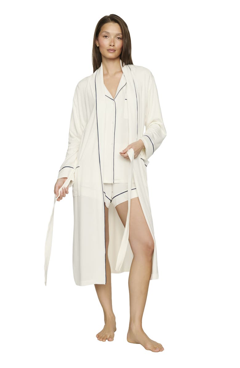 Eberjey Gisele Longline Robe, Alternate, color,