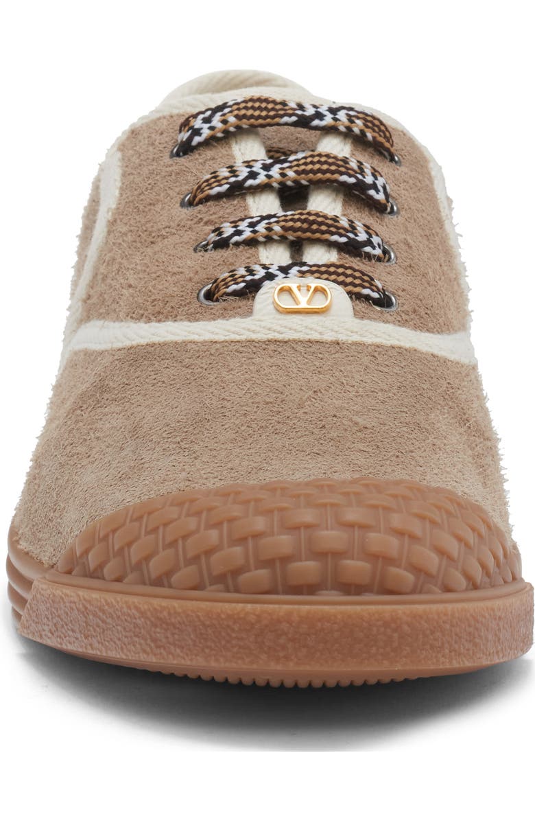 Valentino Garavani VLOGO Sneaker, Alternate, color, Camel/ Ivory