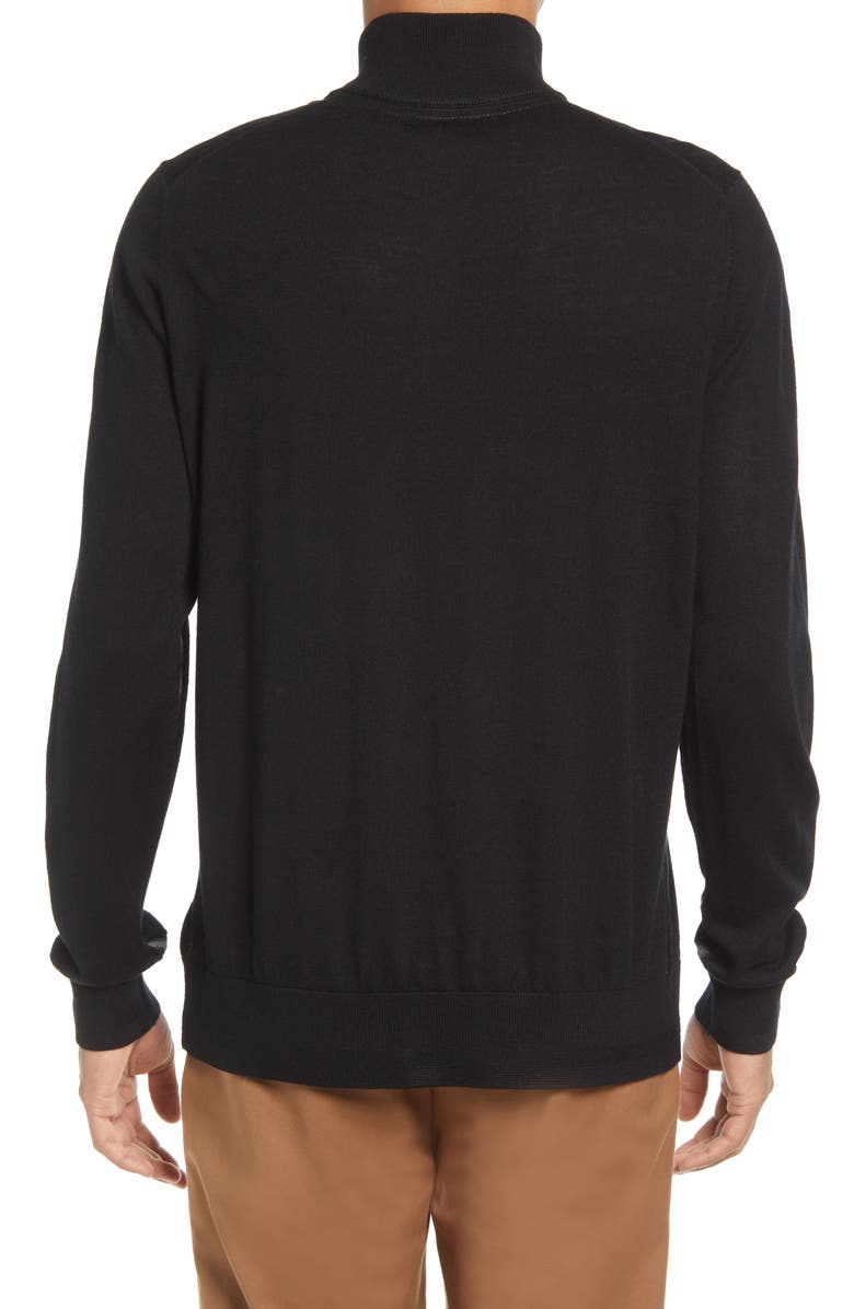 Ted Baker London Core Half Zip Wool Pullover, Alternate, color, 