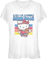 Hello Kitty Junior's Hello Kitty Retro and Sports Hello Kitty  Graphic T-Shirt