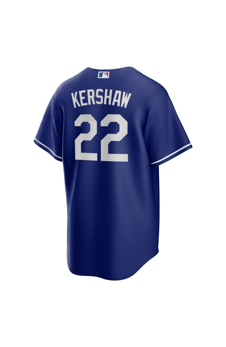 Nike Men's Nike Clayton Kershaw Royal Los Angeles Dodgers Alternate Replica Player Name Jersey, Alternate, color,