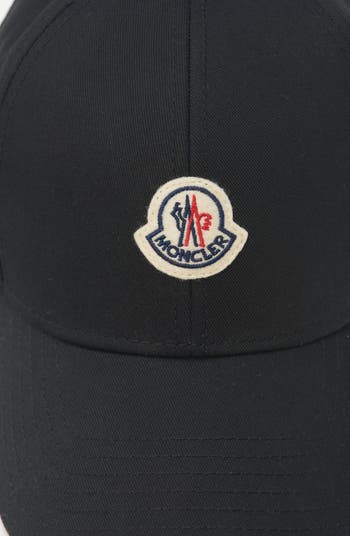 Moncler Logo Patch Adjustable Baseball Cap | Nordstrom